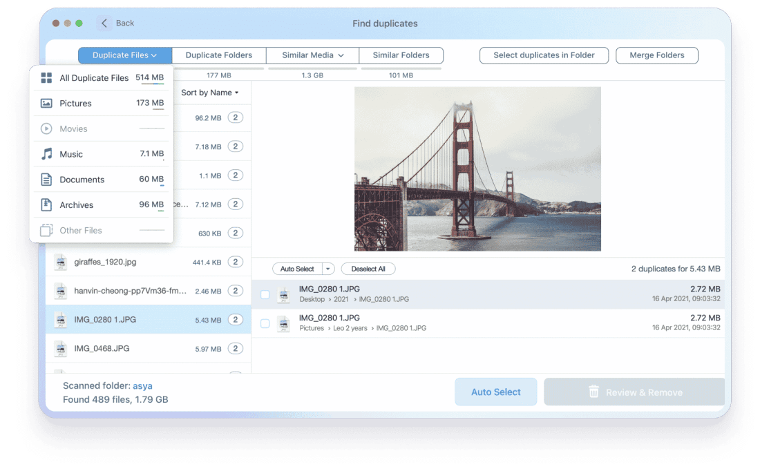 Duplicate File Finder Pro软件破解版